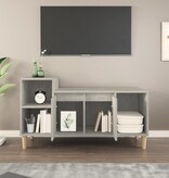 VidaXL Tv-meubel 100x35x55 cm bewerkt hout betongrijs