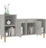 VidaXL Tv-meubel 100x35x55 cm bewerkt hout betongrijs