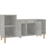 VidaXL Tv-meubel 100x35x55 cm bewerkt hout betongrijs