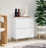 VidaXL Dressoir 60x35x70 cm bewerkt hout wit