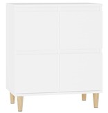 VidaXL Dressoir 60x35x70 cm bewerkt hout wit