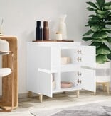 VidaXL Dressoir 60x35x70 cm bewerkt hout wit