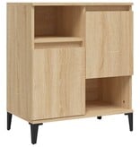 VidaXL Dressoir 60x35x70 cm bewerkt hout sonoma eikenkleurig