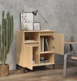 VidaXL Dressoir 60x35x70 cm bewerkt hout sonoma eikenkleurig