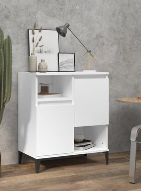 VidaXL Dressoir 60x35x70 cm bewerkt hout wit