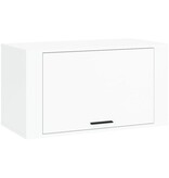VidaXL Schoenenkast wandgemonteerd 70x35x38 cm bewerkt hout wit