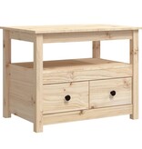 VidaXL Salontafel 71x49x55 cm massief grenenhout