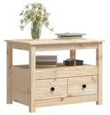 VidaXL Salontafel 71x49x55 cm massief grenenhout