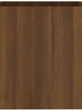 VidaXL Plantenbak 40x40x40 cm bewerkt hout bruineiken