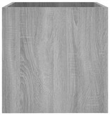 VidaXL Plantenbak 40x40x40 cm bewerkt hout grijs sonoma eiken