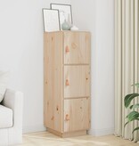 VidaXL Hoge kast 34x40x108,5 cm massief grenenhout