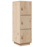 VidaXL Hoge kast 34x40x108,5 cm massief grenenhout