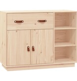 VidaXL Dressoir 98,5x40x75 cm massief grenenhout