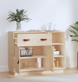 VidaXL Dressoir 98,5x40x75 cm massief grenenhout