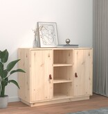 VidaXL Dressoir 100x40x75 cm massief grenenhout