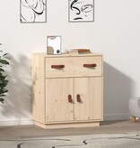 VidaXL Dressoir 65,5x40x75 cm massief grenenhout