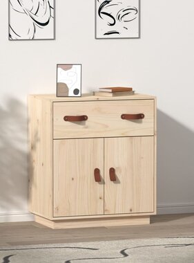 VidaXL Dressoir 65,5x40x75 cm massief grenenhout