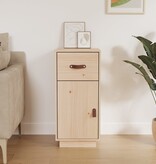 VidaXL Dressoir 34x40x75 cm massief grenenhout