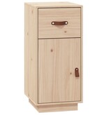 VidaXL Dressoir 34x40x75 cm massief grenenhout