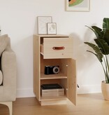 VidaXL Dressoir 34x40x75 cm massief grenenhout