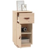 VidaXL Dressoir 34x40x75 cm massief grenenhout