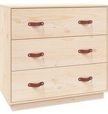 VidaXL Dressoir 80x40x75 cm massief grenenhout