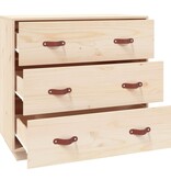 VidaXL Dressoir 80x40x75 cm massief grenenhout