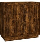 VidaXL Dressoir 80x34x75 cm bewerkt hout gerookt eikenkleurig