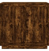 VidaXL Dressoir 80x34x75 cm bewerkt hout gerookt eikenkleurig