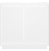 VidaXL Dressoir 80x34x75 cm bewerkt hout wit