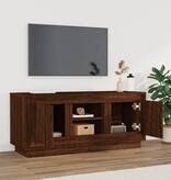 VidaXL Tv-meubel 102x35x45 cm bewerkt hout bruin eikenkleur