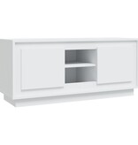 VidaXL Tv-meubel 102x35x45 cm bewerkt hout wit