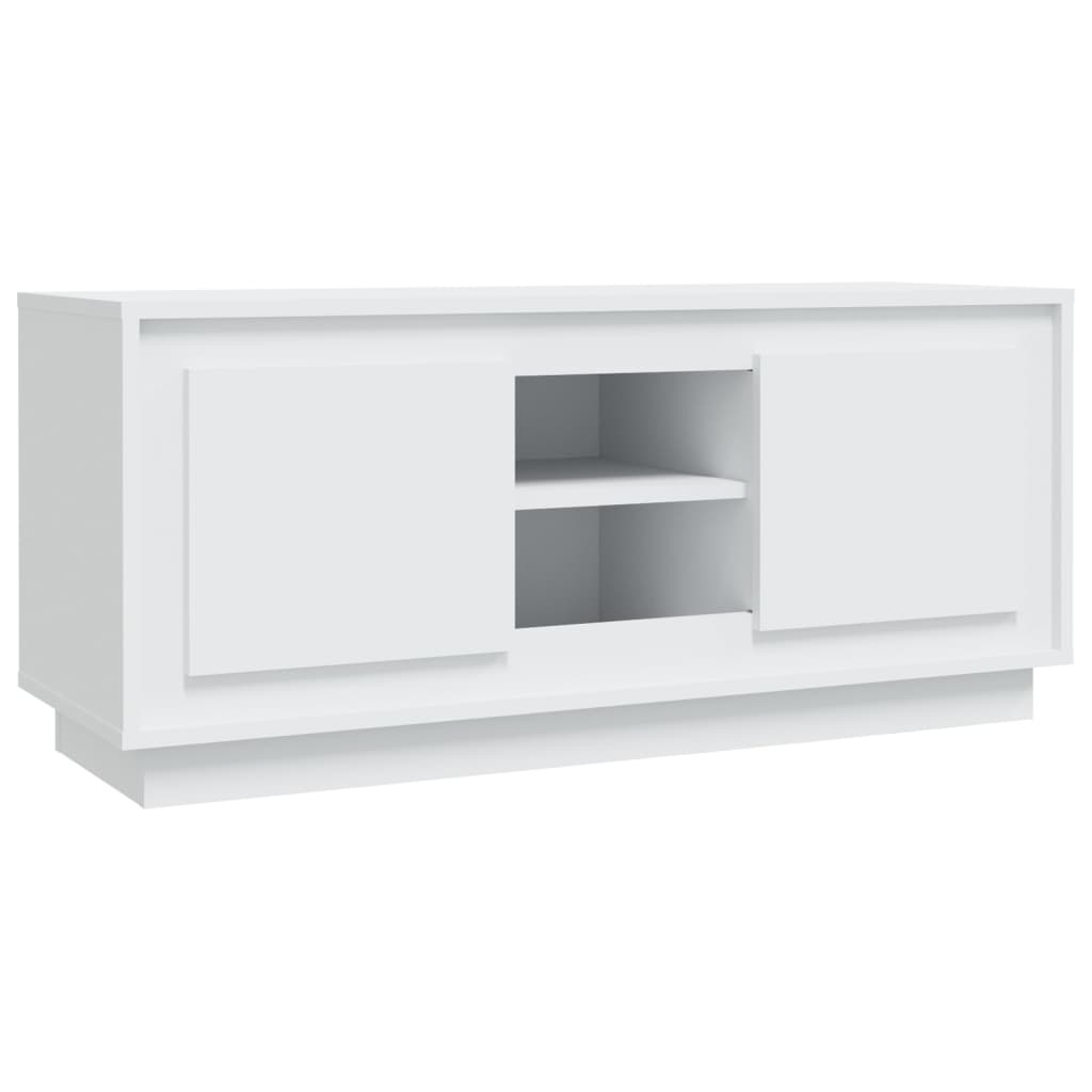 VidaXL Tv-meubel 102x35x45 cm bewerkt hout wit