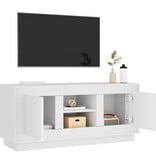 VidaXL Tv-meubel 102x35x45 cm bewerkt hout wit