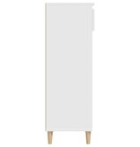 VidaXL Schoenenkast 40x36x105 cm bewerkt hout wit