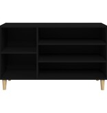 VidaXL Schoenenkast 102x36x60 cm bewerkt hout zwart