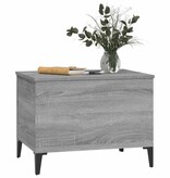 VidaXL Salontafel 60x44,5x45 cm bewerkt hout grijs sonoma eikenkleurig