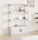 VidaXL Dressoir 80x30x119,5 cm bewerkt hout wit