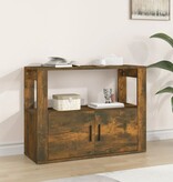 VidaXL Dressoir 80x30x60 cm bewerkt hout gerookt eikenkleurig