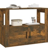 VidaXL Dressoir 80x30x60 cm bewerkt hout gerookt eikenkleurig