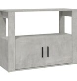 VidaXL Dressoir 80x30x60 cm bewerkt hout betongrijs