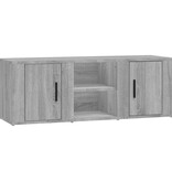 VidaXL Tv-meubel 100x31,5x35 cm bewerkt hout grijs sonoma eikenkleurig