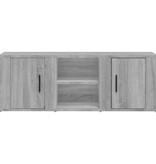 VidaXL Tv-meubel 100x31,5x35 cm bewerkt hout grijs sonoma eikenkleurig