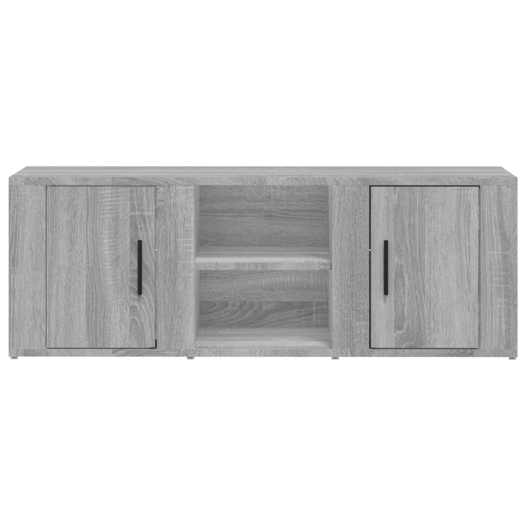 VidaXL Tv-meubel 100x31,5x35 cm bewerkt hout grijs sonoma eikenkleurig