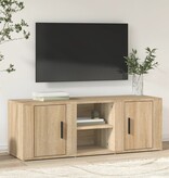 VidaXL Tv-meubel 100x31,5x35 cm bewerkt hout sonoma eikenkleurig