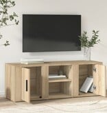 VidaXL Tv-meubel 100x31,5x35 cm bewerkt hout sonoma eikenkleurig