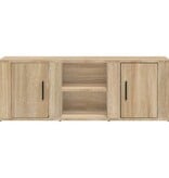VidaXL Tv-meubel 100x31,5x35 cm bewerkt hout sonoma eikenkleurig