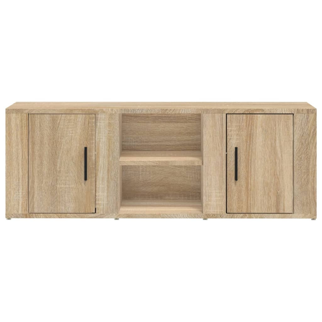 VidaXL Tv-meubel 100x31,5x35 cm bewerkt hout sonoma eikenkleurig
