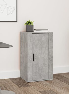 VidaXL Dressoir 40x33x70 cm bewerkt hout betongrijs