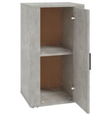 VidaXL Dressoir 40x33x70 cm bewerkt hout betongrijs